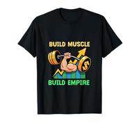 Desarrolla músculo, construye un Imperio, motivación, Barra, Camiseta