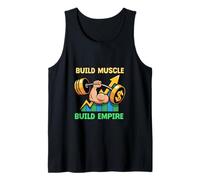 Desarrolla músculo, construye un Imperio, motivación, Barra, Camiseta sin Mangas