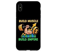 Desarrolla músculo, construye un Imperio, motivación, Barra, Carcasa para iPhone XS MAX