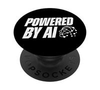 Desarrollado por AI Futuristic Neural Network Tech Head PopSockets PopGrip Adhesivo