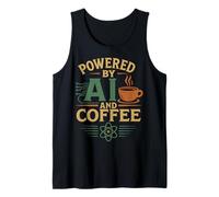 Desarrollado por AI y café Divertido Programador Geek AI Fan User Camiseta sin Mangas