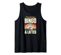 Desarrollado por Bingo y Lattes Retro Vintage Coffee Love Camiseta sin Mangas