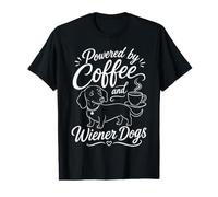 Desarrollado por Coffee and Wiener Dogs Cute Dachshund Lover Art Camiseta gráfica económica