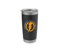 Desarrollado por correos electrónicos sin sentido: amante del trabajo minimalista divertido Vaso térmico de acero inoxidable de doble pared
