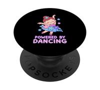 Desarrollado por Dancing Kawaii Ballerina Floral Tutu PopSockets PopGrip Adhesivo