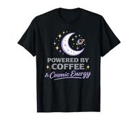 Desarrollado por el café Energía cósmica Astrología Luna Mujeres Camiseta