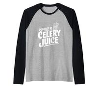 Desarrollado por el Entusiasta del Jugo de apio Funny Health Camiseta Manga Raglan