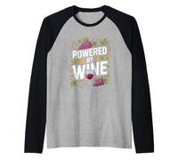 Desarrollado por el Humor Entusiasta del Vino Camiseta Manga Raglan