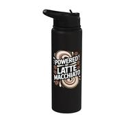 Desarrollado por entusiasta de Latte Macchiato Stainless Steel Insulated Water Bottle