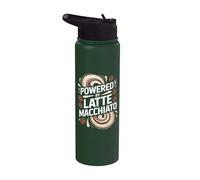 Desarrollado por entusiasta de Latte Macchiato Stainless Steel Insulated Water Bottle