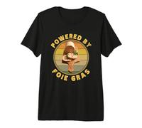 Desarrollado por Foie Gras Humor gastronómico Retro Gourmet francés Camiseta Premium