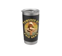 Desarrollado por Foie Gras Humor gastronómico retro gourmet francés Vaso térmico de acero inoxidable de doble pared