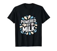 Desarrollado por Humor Amante de la Vaca lechera Camiseta gráfica económica, Hombre, Negro, L