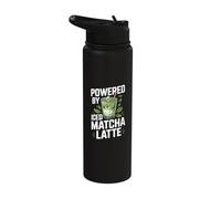 Desarrollado por Iced Matcha Latte Vibrant Green Delight Stainless Steel Insulated Water Bottle