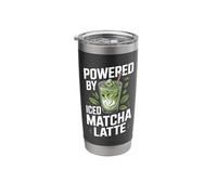 Desarrollado por Iced Matcha Latte Vibrant Green Delight Vaso térmico de acero inoxidable de doble pared