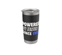 Desarrollado por Jesús desde 1950 cumpleaños de fe cristiana Vaso térmico de acero inoxidable de doble pared