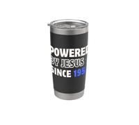 Desarrollado por Jesús desde 1957 cumpleaños de fe cristiana Vaso térmico de acero inoxidable de doble pared