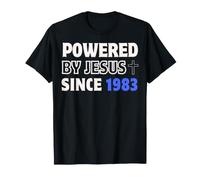Desarrollado por Jesús Desde 1983 Cumpleaños de fe Cristiana Camiseta
