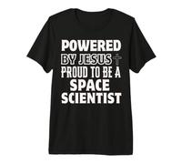 Desarrollado por Jesús Orgulloso de ser un científico Espacial Cristiano Camiseta Premium