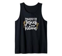 Desarrollado por Jesús y cetonas - Funny Christian Low Carb Camiseta sin Mangas