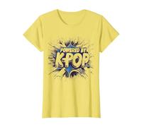 Desarrollado por K-Pop: Motivate y Baila con tu corazón Camiseta, Mujer, Limón, XS