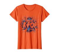 Desarrollado por K-Pop: Motivate y Baila con tu corazón Camiseta, Mujer, Naranja, XS