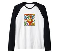 Desarrollado por K-Pop y Ramen Camiseta Manga Raglan