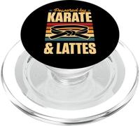 Desarrollado por Karate y Lattes Retro Vintage Coffee Love PopSockets PopGrip para MagSafe