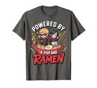 Desarrollado por KPOP y Ramen Korean Food and Music Vibes Camiseta