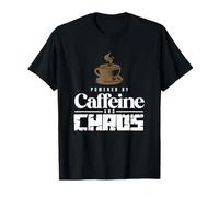 Desarrollado por la cafeína y el Caos, Divertido diseño para TDAH Camiseta