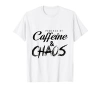 Desarrollado por la cafeína y el Caos, Divertido diseño para TDAH Camiseta