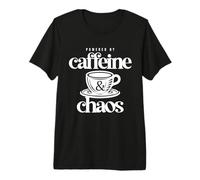 Desarrollado por la cafeína y el Caos, Divertido diseño para TDAH Camiseta Premium