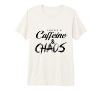 Desarrollado por la cafeína y el Caos, Divertido diseño para TDAH Camiseta Premium