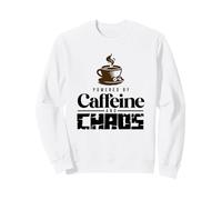 Desarrollado por la cafeína y el Caos, Divertido diseño para TDAH Sudadera