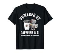 Desarrollado por la cafeína y la tecnología Divertida para Amantes del café AI Camiseta