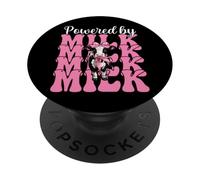 Desarrollado por Leche Lechero Granjero Vaca Granja Lácteos Chica Mamá PopSockets PopGrip Adhesivo