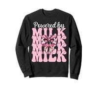 Desarrollado por Leche Lechero Granjero Vaca Granja Lácteos Chica Mamá Sudadera