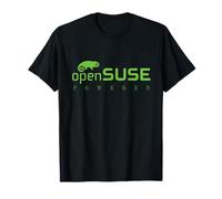 Desarrollado por Linux openSUSE tee tagline & Logo Open Source Os Camiseta
