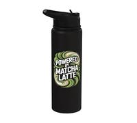Desarrollado por Matcha Latte Green Energy Lovers Stainless Steel Insulated Water Bottle