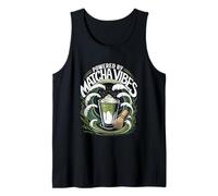Desarrollado por Matcha Vibes Green Tea Fresh Zen Vitality Glow Camiseta sin Mangas