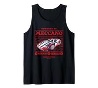 Desarrollado por Meccano 25-en-1 Modelo Supercar Retro Ilustración Camiseta sin Mangas