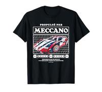 Desarrollado por Meccano 25-en-1 Supercar Modelo Coche Francia Retro Camiseta