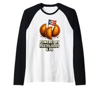Desarrollado por Pastelillos Boricua Pride Puerto Rico Food Design Camiseta Manga Raglan