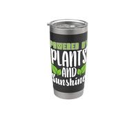 Desarrollado por plantas y ama la dieta vegana vegetariana sin carne Vaso térmico de acero inoxidable de doble pared