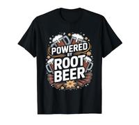 Desarrollado por Root Fun Design Tankard Camiseta gráfica económica, Hombre, Negro, XL