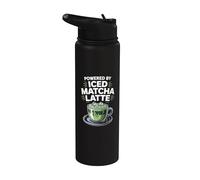 Desarrollado por un entusiasta de Iced Matcha Latte Stainless Steel Insulated Water Bottle