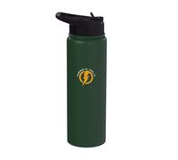 Desarrollado por Zero F's - Humor minimalista divertido I Don't Care Stainless Steel Insulated Water Bottle