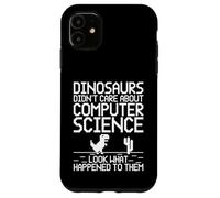 Desarrollador de software Dinosaurios Computación Ciencias de Carcasa para iPhone 11