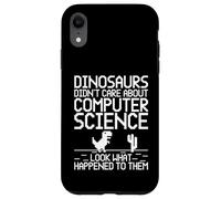 Desarrollador de software Dinosaurios Computación Ciencias de Carcasa para iPhone XR