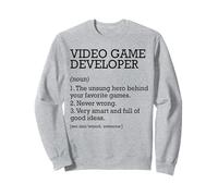 Desarrollador de videojuegos Definición de trabajo Personalizado Divertido Sudadera